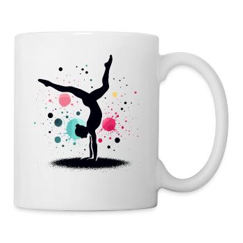 Gymnastique Gymnastique Gymnaste Acrobatie - Mug blanc - blanc - Droite