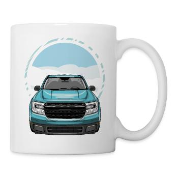 Pickup front view - Mug - white - Right