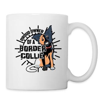 Proud Owner of a Border Collie - Mug - white - Right
