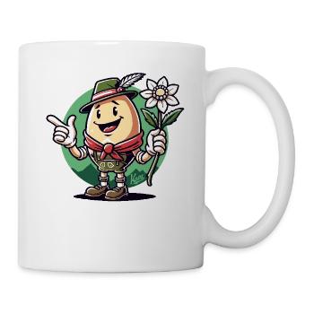 Oeuf des Alpes allemandes - Mug blanc - blanc - Droite