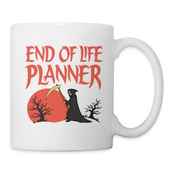 PLANIFICATEUR DE FIN DE VIE - Mug blanc - blanc - Droite