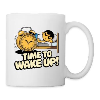 UHR - Tasse - Weiß - Rechts