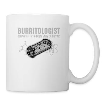 Burritologist study of Burrito funny for women men - Mug - white - Right