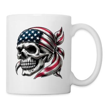 CRÂNE - Mug blanc - blanc - Droite
