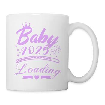 baby 2025 loading - Tasse - Weiß - Rechts