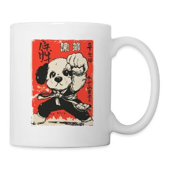 Asian Martial Arts Dojo Dog - Mug - white - Right