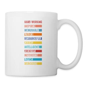 Motivational Words Typography Design Motivational - Mug - white - Right