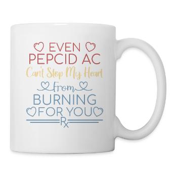 Pharmacy Valentine's Day Can't stop my Heart - Mug - white - Right