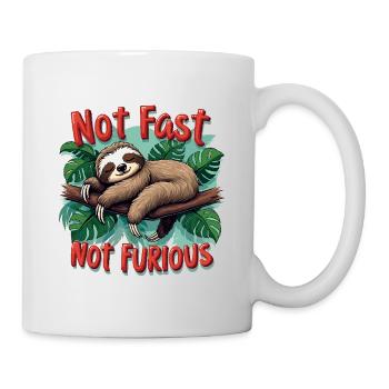 Sloth Cozy Relaxing Sleeping Meditation - Mug - white - Right