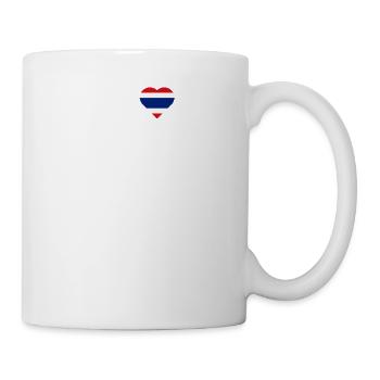 J’aime Londres Thaïlande Drapeau Cool Paris France Jeu de mots - Mug blanc - blanc - Droite
