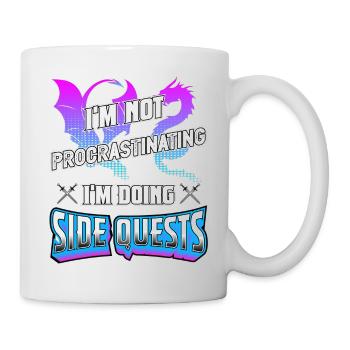 Procrastiner1 - Mug blanc - blanc - Droite