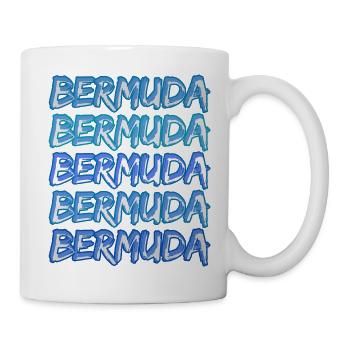 Bermuda als Reise - Tasse - Weiß - Rechts