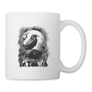 Halloween Raven Crow Raven Crows - Mug - white - Right