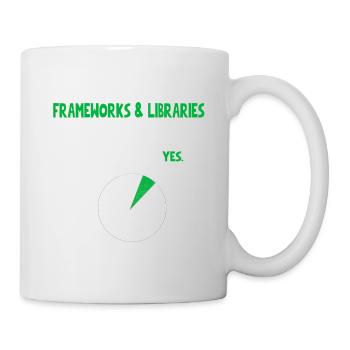 Coder Programmer Will I talk about Funny Quote Hum - Tasse - Weiß - Rechts