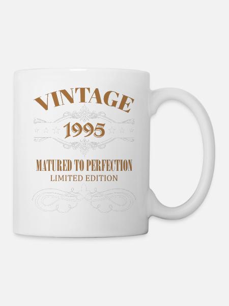 Vintage Geschenk 30. Geburtstag Geburtsjahr 1995 - Tasse - Weiß