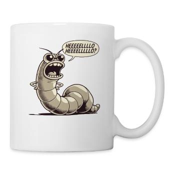 Demanding worm complains - Mug - white - Right