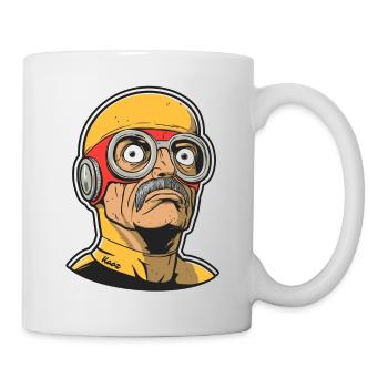 Old Super Hero - Mug - white - Right