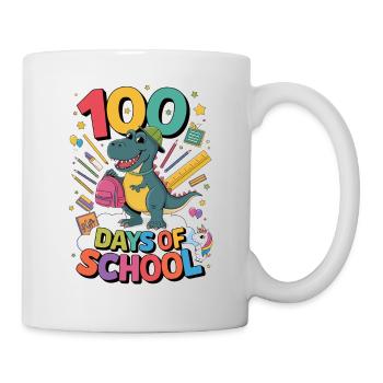 100e jour d’école 100 jour d’école des enfants - Mug blanc - blanc - Droite