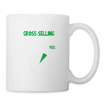 Cross-Selling Internet Marketing Werde ich darüber sprechen - Tasse - Weiß - Rechts