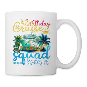 Anniversaire Croisière Squad 2025 - Mug blanc - blanc - Droite