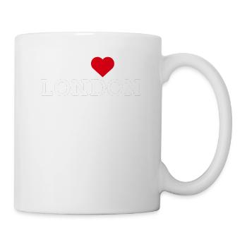 I Love London Taj Mahal Fun Cool Paris France Drapeau - Mug blanc - blanc - Droite