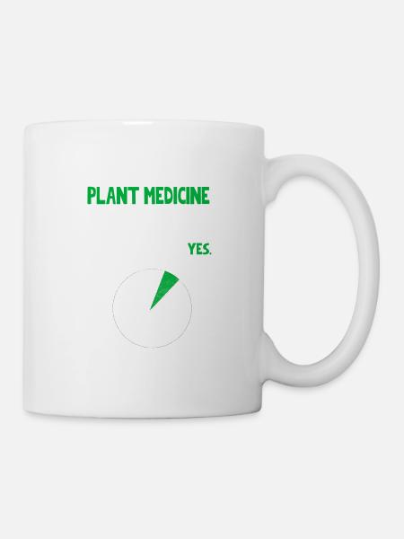 Pflanzenmedizin Schamanismus Spirituell Lustig Zitat Nov - Tasse - Weiß