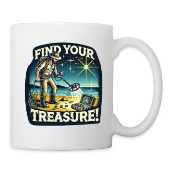 METALLDETEKTOREN - Tasse - Weiß - Rechts
