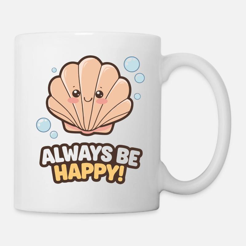 MUSCHEL - Tasse - Weiß
