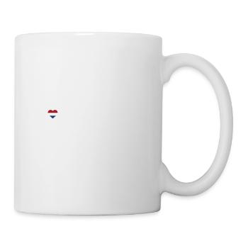 I Love Netherlands Amsterdam Herz Flagge Kolosseum - Tasse - Weiß - Rechts