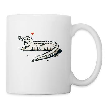 Cool Alligator – Casual and stylish - Mug - white - Right