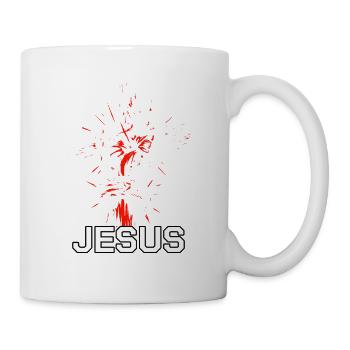 Jesus died for me - Mug - white - Right
