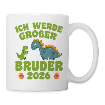 Ich Werde Großer Bruder 2026 - Tasse - Weiß - Rechts