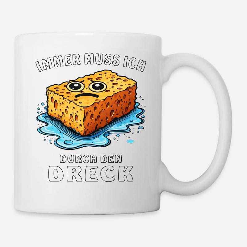 I ALWAYS HAVE TO SWIM THROUGH THE DIRT - Mug - white