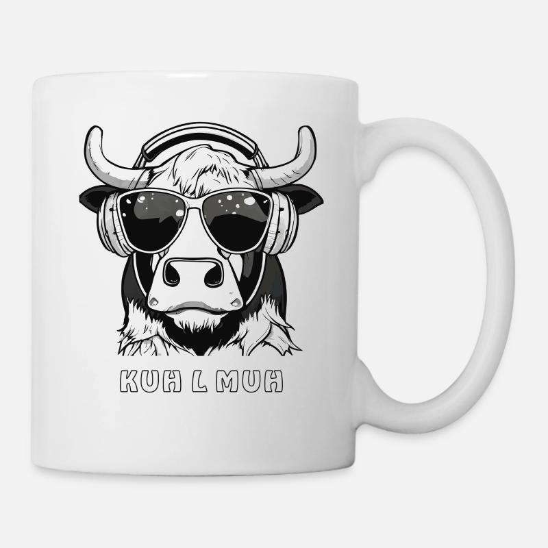 KUH L MUH - Tasse - Weiß