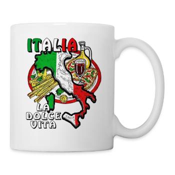 ITALIA LA DOLCE VITA - Mug blanc - blanc - Droite