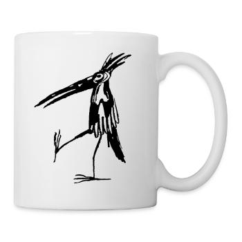 Standing bird - Mug - white - Right