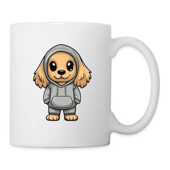 Cocker Spaniel Dog Funny - Mug - white - Right
