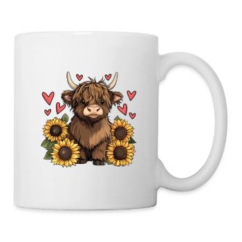 Just a Girl Who Loves Highland Cows - Tasse - Weiß - Rechts