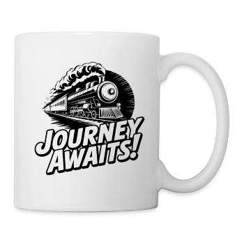 UN VOYAGE EN TRAIN VOUS ATTEND - Mug blanc - blanc - Droite