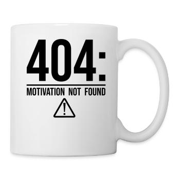 404: Motivation not found - Mug - white - Right