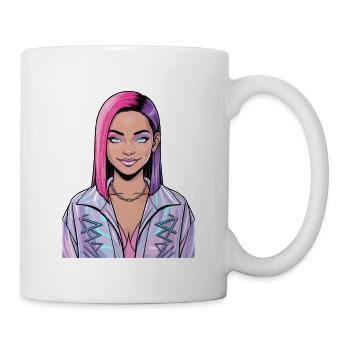 Anime Woman - Mug - white - Right