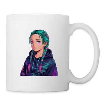 Anime Woman - Mug - white - Right