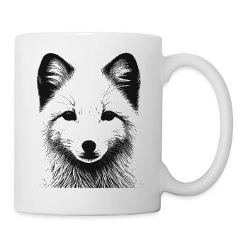 Renard polaire - Mug blanc - blanc - Droite