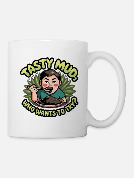 LECKERER SCHLAMM - Tasse - Weiß