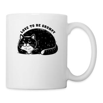 love to be bad mood animal - Mug - white - Right
