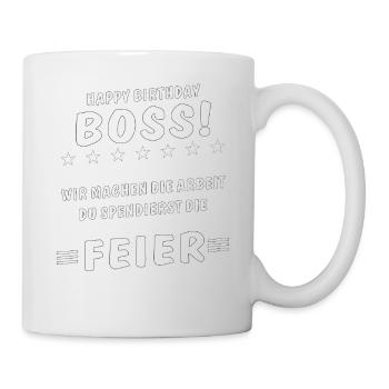 BON ANNIVERSAIRE - Mug blanc - blanc - Droite