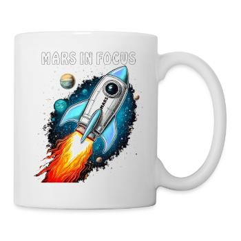 RAKETE MARS IN FOCUS - Tasse - Weiß - Rechts