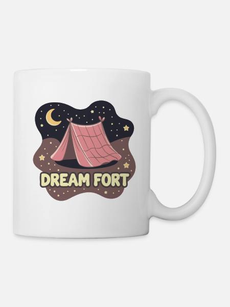 TRAUM-FESTUNGEN - Tasse - Weiß