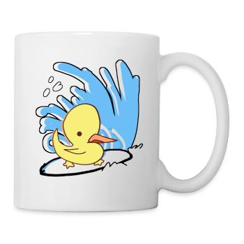 Surfin'Duck - Mug - white - Right