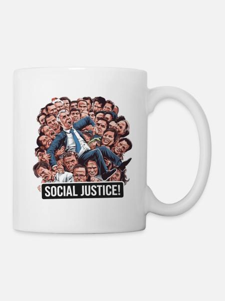 JUSTICE SOCIALE - Mug blanc - blanc